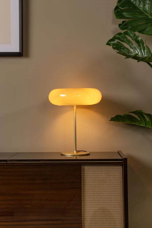 Lucide SENTINO - Table lamp - Ø 30 cm - 3xG9 - Taupe - atmosphere 1